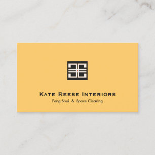 Inredingsdesign för geometrisk Logotyp för Elegant Visitkort