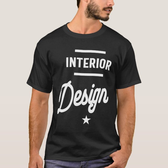 Inredingsdesign - jobbtitel - gåva t shirt (Framsida)