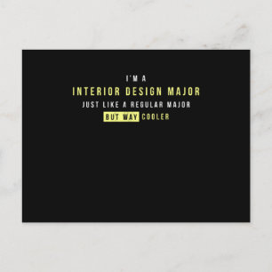 Inredingsdesign Major som vanlig huvudvägskool Vykort
