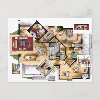 inredingsdesign vykort