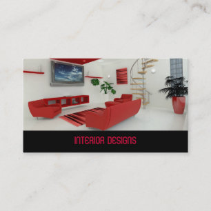 Inredingsdesignvisitkort Visitkort