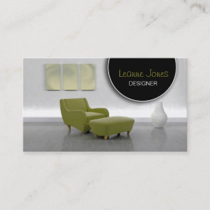 Inredingsdesignvisitkort Visitkort