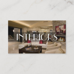 Inredingsdesignvisitkort Visitkort
