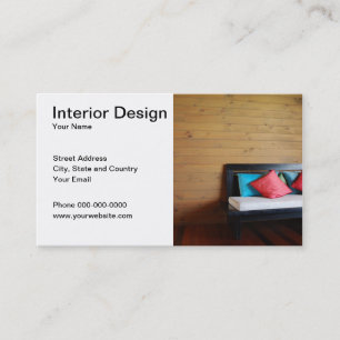 Inredingsdesignvisitkort Visitkort