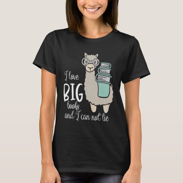 Inredning för läsning för lama t shirt (Framsida)