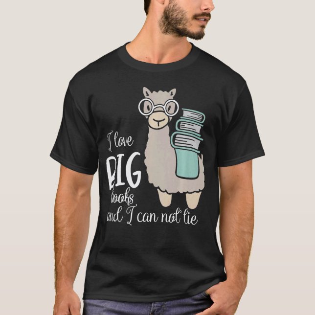 Inredning för läsning för Llama Premium T Shirt (Framsida)