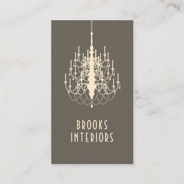 Inredningsdesigner Visitkort (Framsida)