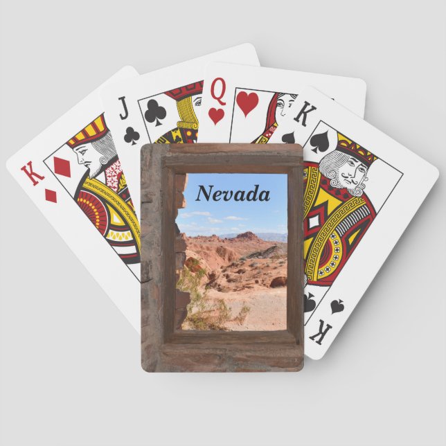 Inredningsvy av Valley of Fire       Casinokort (Baksidan)