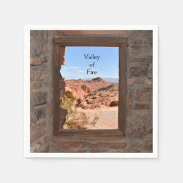 Inredningsvy av Valley of Fire Pappersservett