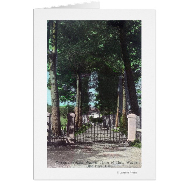 Inresa till Casa Theodore Wagner View Hälsningskort (Framsidan)