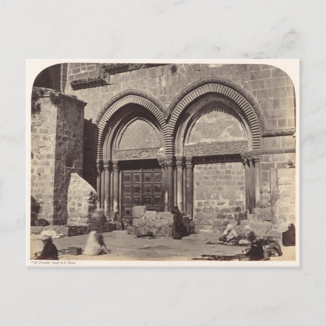Inresa till Heliga Sepulchers kyrka Vykort (Framsida)