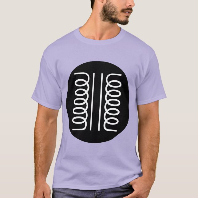 Inringad symbol - Transformator Tröja (Framsida)