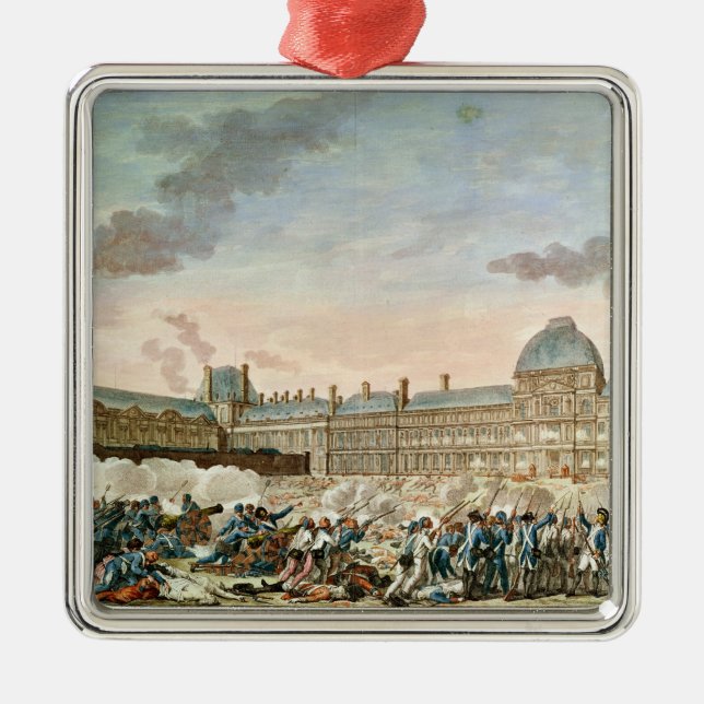 Inristat av Isidore Stanislas Helman Julgransprydnad Metall (Framsidan)