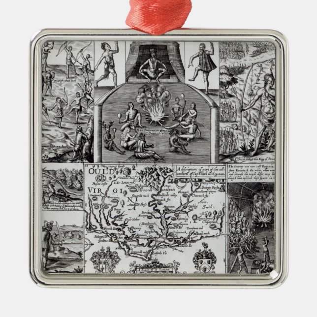 Inristat av Robert Vaughan Julgransprydnad Metall (Framsidan)