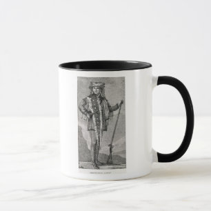 Inristat porträtt av Meriwether Lewis Mugg