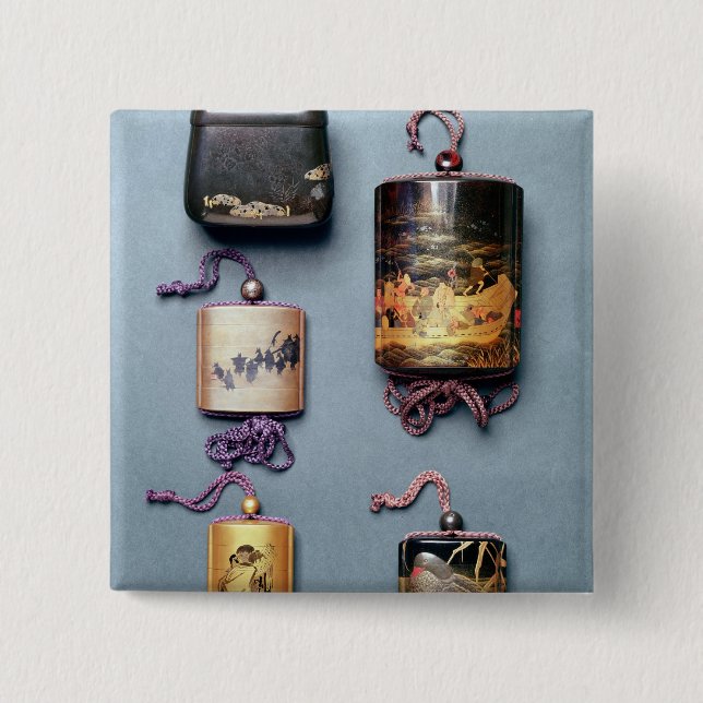 Inro- och tobakpåse knapp (Framsida)