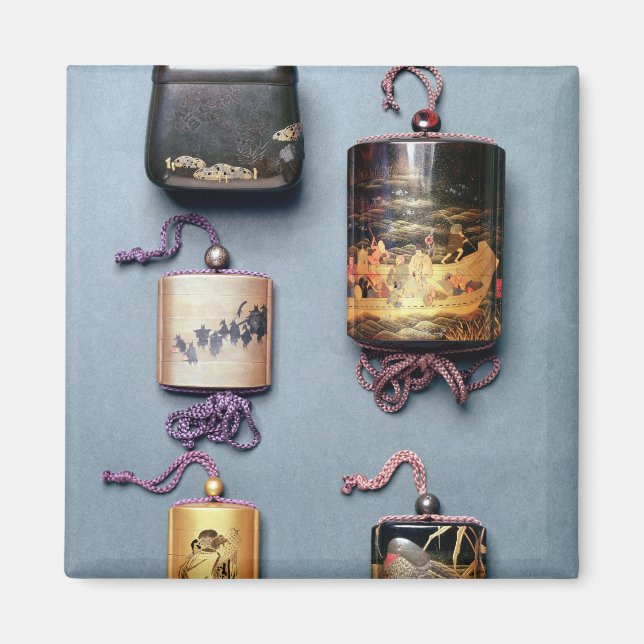 Inro- och tobaksrök magnet (Framsidan)