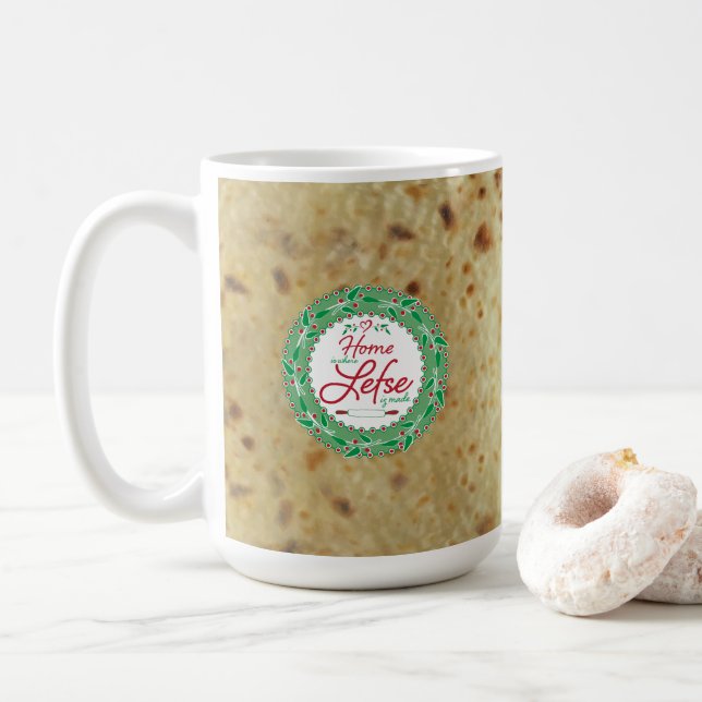Inrullad i Lefse Kaffemugg (Med munk)