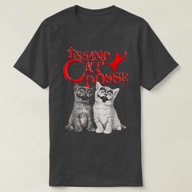 Inš Cat Posse T Shirt (Design framsida)
