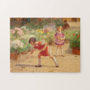 Insamlande blommor Victor Gabriel Gilbert Pussel