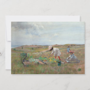 Insamlande blommor William Merritt Chase