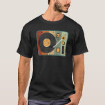 Insamlare för retro Music-post i Vinyl Record Play T Shirt<br><div class="desc">Vinyl Record Player Retro Music Record Collector 1</div>