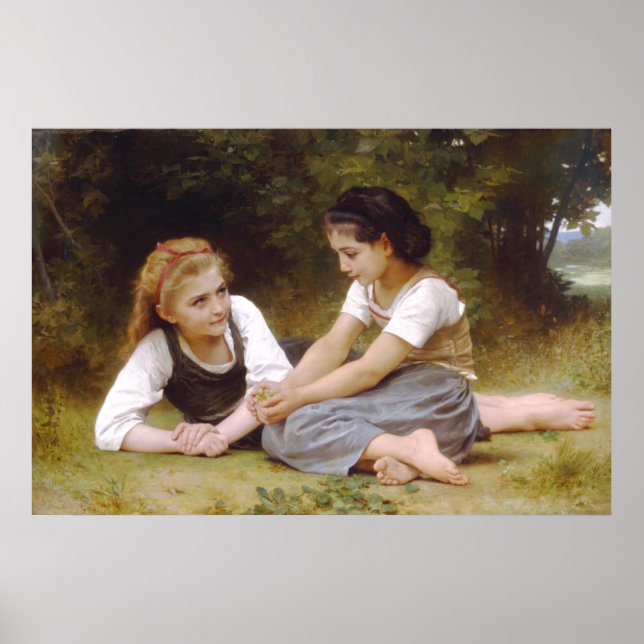 Insamlare i Nöt - Les Noisettes 1882 Poster (Framsidan)