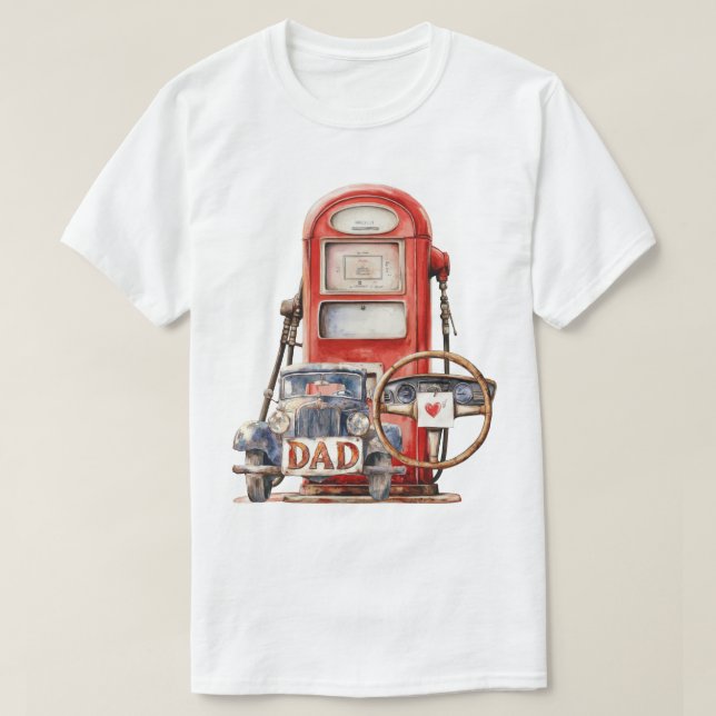 Insamlare, klassiskt bilfordon t shirt (Design framsida)