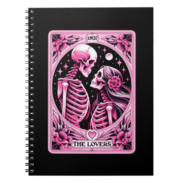 Insamling av anteckningsbok för Älskare Tarot Card (Framsidan)