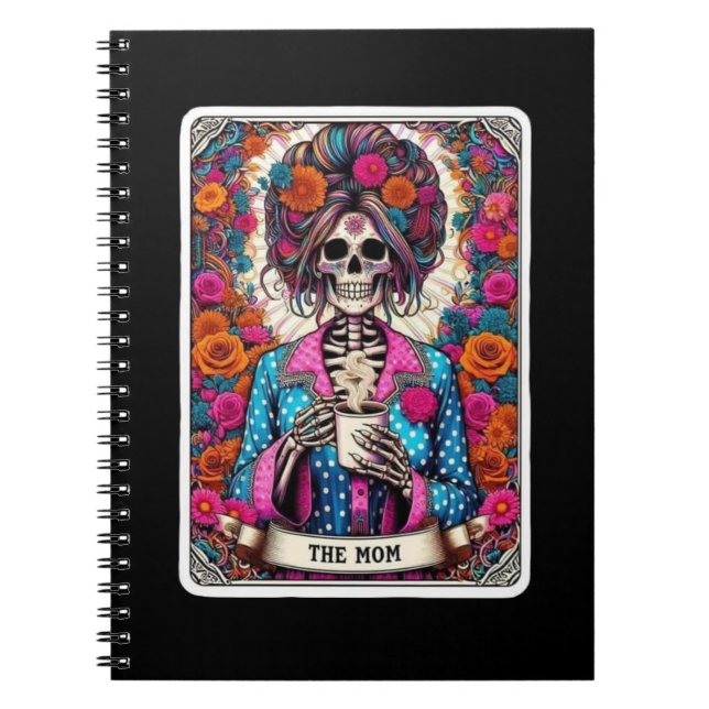 Insamling av anteckningsbok för Mamma Tarot Card (Framsidan)