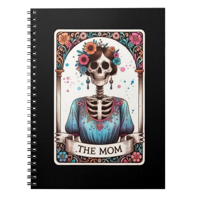 Insamling av anteckningsbok för Mamma Tarot Card (Framsidan)