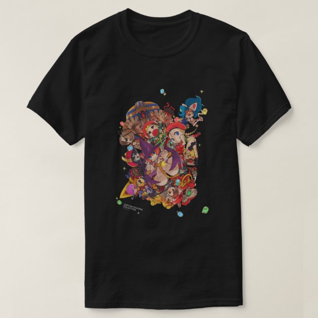 INSAMLING AV CAPCOM-BEKÄMPNING T SHIRT (Design framsida)