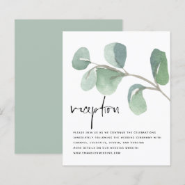 Insamling av eukalyptus Wedding Grönt för budgetsk