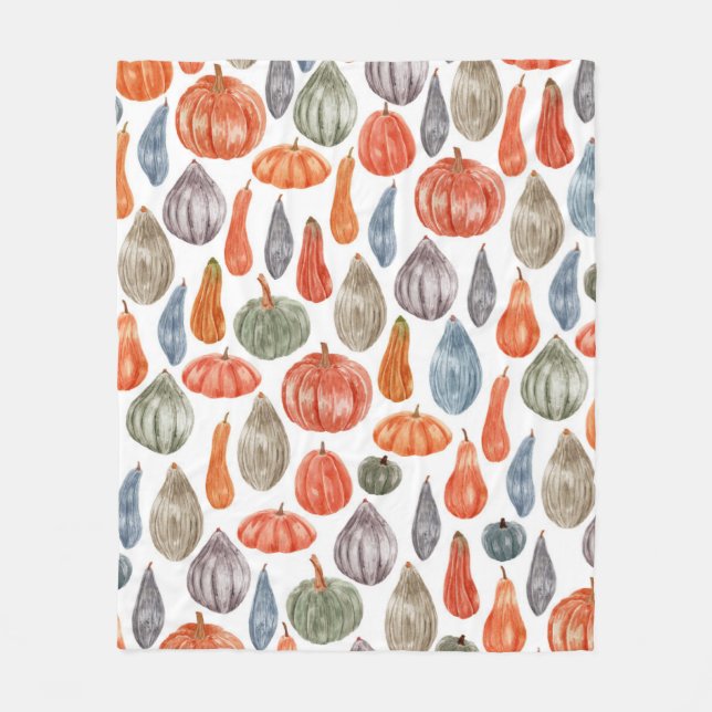 Insamling av färgade vattenfärgsfärger  fleecefilt (Framsidan)