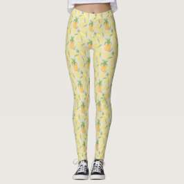 Insamling av frukt i Basket Mönster - Ananas Leggings