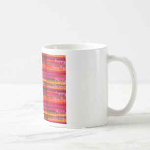 Insamling av god jul Gott nytt år Kaffemugg