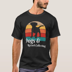 Insamling av hundar och post t shirt