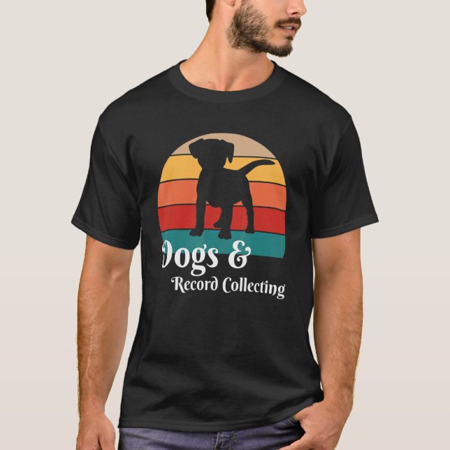 Insamling av hundar och post t shirt (Framsida)