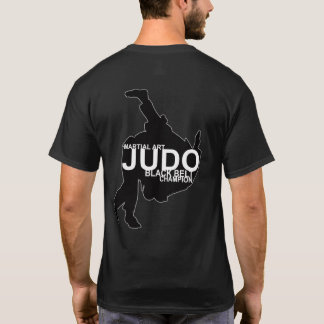 INSAMLING AV JUDO BLACK BÄLTE T SHIRT