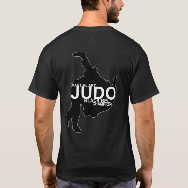 INSAMLING AV JUDO BLACK BÄLTE T SHIRT (Baksida)