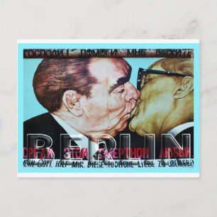 Insamling av konst i Berlin Wall street - 2 av 7 Vykort