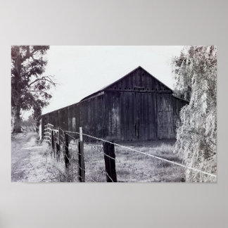 Insamling av land - stående Ensam Poster