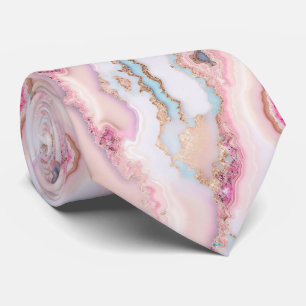 Insamling av marble Agate Popular Blue Rosa Guld Slips