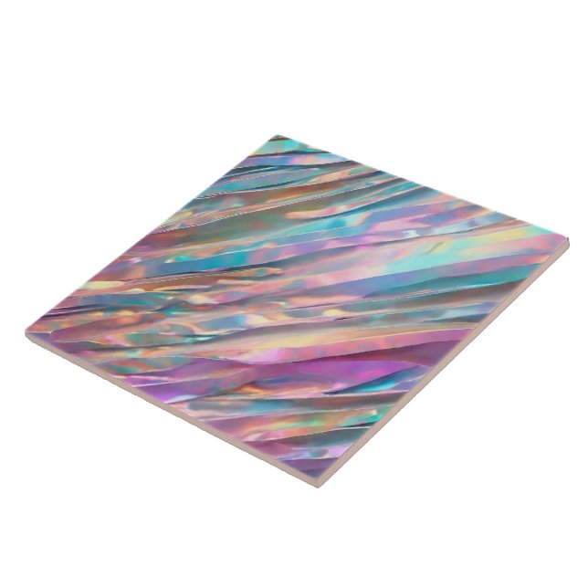 Insamling av Opal HoloGrapal Trendig glitter Kakelplatta (Sidan)