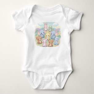 Insamling av pastelliserade urserverdjur t shirt