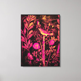 INSAMLING AV POMPEII NIGHTINGALE MED RO Rosa Canvastryck