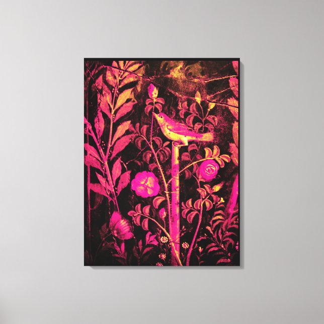 INSAMLING AV POMPEII NIGHTINGALE MED RO Rosa Canvastryck (Framsida)
