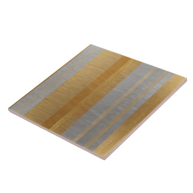 Insamling av populära Silver-Guld i Linen Luxury Kakelplatta (Sidan)