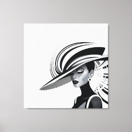 INSAMLING AV POSH-CHIC #1 (VITE) POSTER CANVASTRYCK