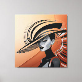 INSAMLING AV POSH-CHIC nr 1 (BROWN) Canvastryck